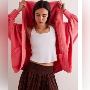 Free People We The Free Forever Yours Cardi XS Bella Rosa NWT
